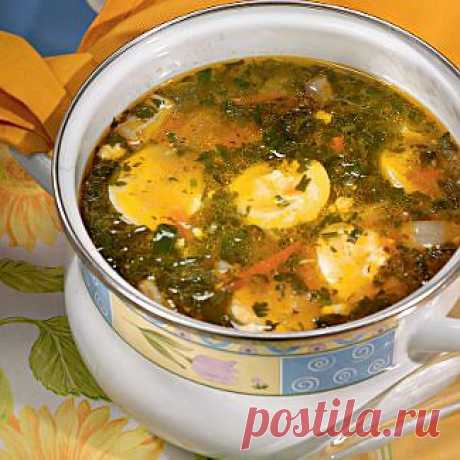 Украинский зеленый борщ, суп. Пошаговый рецепт с фото на Gastronom.ru