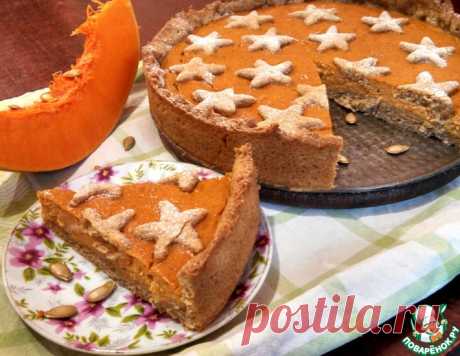 Пряный тыквенно-творожный пирог – кулинарный рецепт