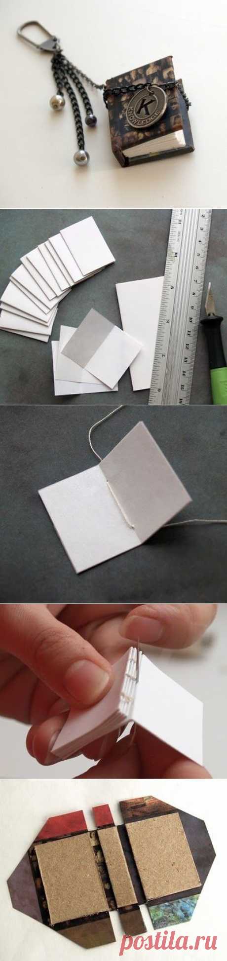 Мастер класс по изготовлению миниатюрной книжечки / Прочие виды рукоделия / Работа с бумагой