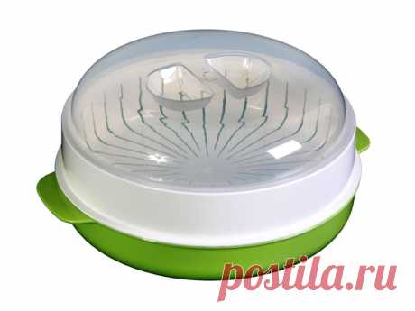 Посуда для СВЧ Полимербыт Пароварка для СВЧ, 2,5 л., бело-лаймовый, белый — купить в интернет-магазине OZON с быстрой доставкой