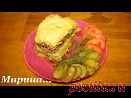 ВКУСНАЯ КАРТОШКА С ФАРШЕМ В МУЛЬТИВАРКЕ, РЕЦЕПТ СЛОЕНОЙ КАРТОШКИ #РЕЦЕПТЫ ДЛЯ МУЛЬТИВАРКИ