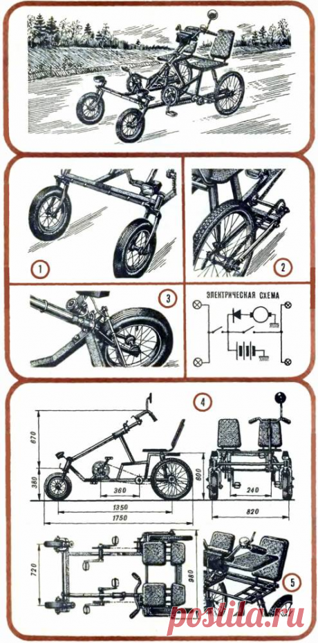 От велосипеда к веломобилю - Домашнему мастеру - Сборник - Познавательный Интернет-журнал &quot;Умеха - мир самоделок&quot;