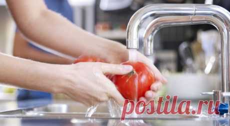 Как правильно мыть фрукты и овощи из супермаркета / Домоседы