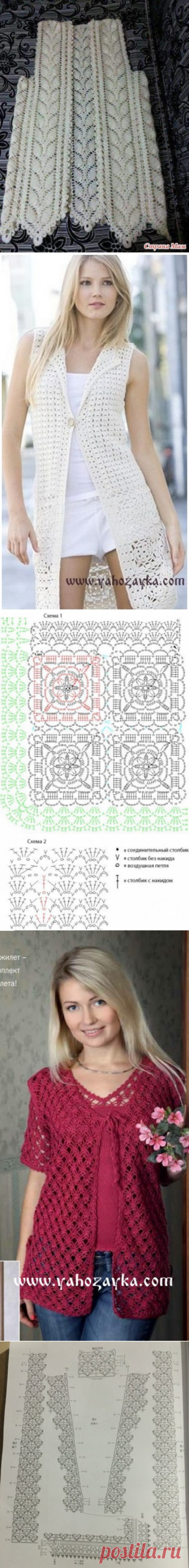 жилет крючком | Записи в рубрике жилет крючком | Дневник doctort
