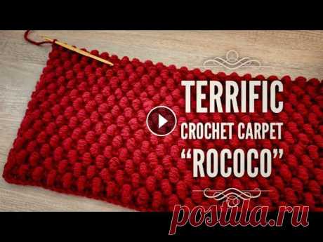 ПОТРЯСАЮЩИЙ КОВЕР КРЮЧКОМ ???? "ROCOCO" ???? ВЯЖЕМ ИЗ ОСТАТКОВ ПРЯЖИ!!! ???? / HOW TO CROCHET A CARP Вяжем крючком плотный роскошный ковер крючком "Рококо"!!! Необычный прием позволяет получить интерьерное изделие люкс класса!!! Берем любую ...