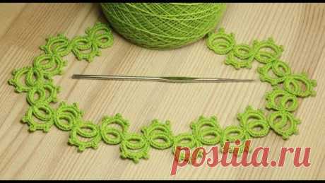 Ленточное кружево фриволите вязаное крючком мастер класс - crochet lace