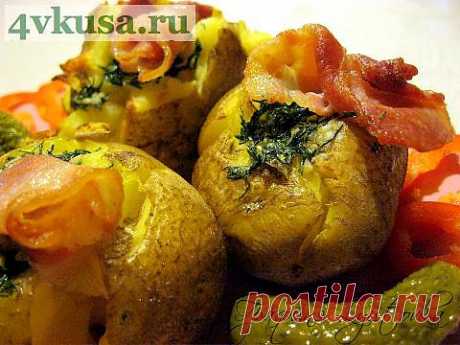 &quot;Придавлена&quot; печена картопля. Рецепт - шутка. | 4vkusa.ru