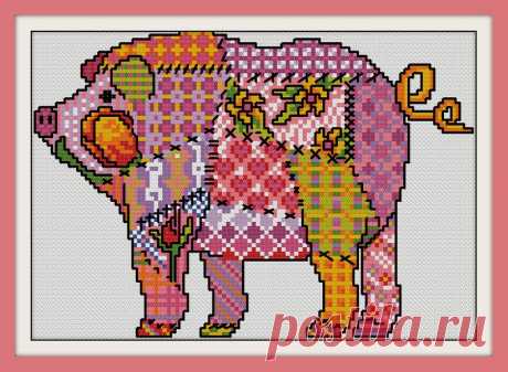 Embroidery Patchwork Cross Stitch PDF Pattern Download Cross | Etsy