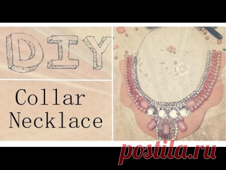 How to make a Beaded COLLAR NECKLACE