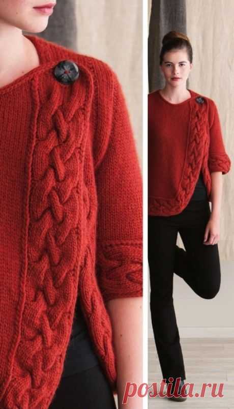 Turned Cable Cardigan (KnitWear Fall 2012)