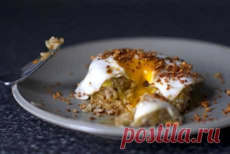 Идея для завтрака: рисовая яичница пошаговый рецепт с фото