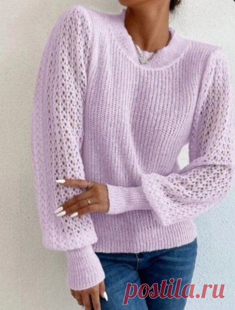 Джемперы, пуловеры и свитеры - для прохладных вечеров. Идеи и схемы узоров. | Вяжем вместе - вяжем стильно. | Дзен