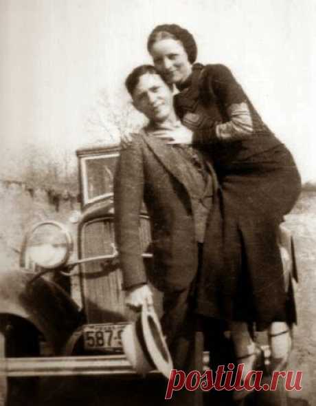 Бонни и Клайд.... На рассвете 23 мая 1934 года неподалеку от городка Сейлз в…
