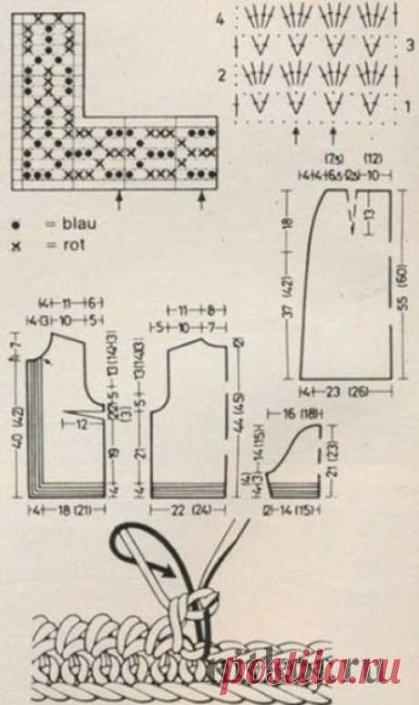 Схема вязания костюма крючком » Ниткой - вязаные вещи для вашего дома, вязание крючком, вязание спицами, схемы вязания