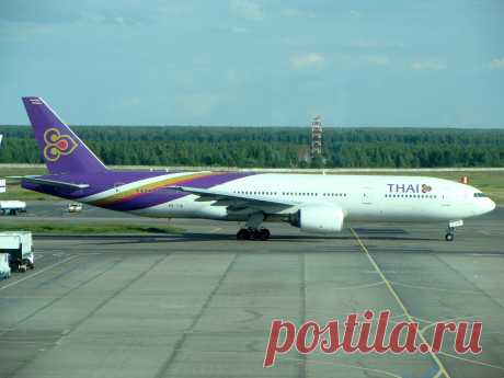 бортовой TS-TJR Boeing 777-200 Thai Airways