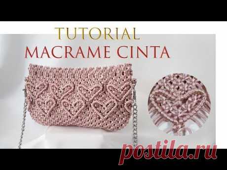 Macrame Tutorial : Heart / Love Pattern Tutorial Part. 1 | Tutorial Macrame Motif Cinta / Hati