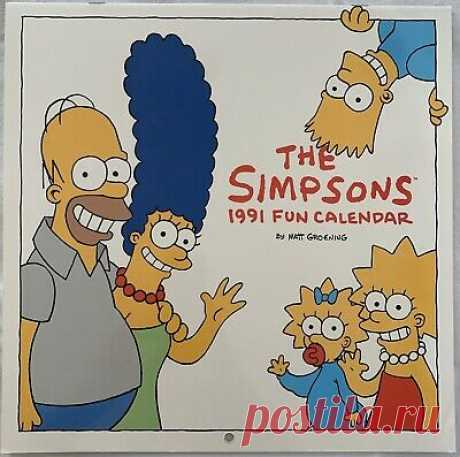 Vintage The Simpsons 1991 FUN CALENDAR  | eBay Great Condition.