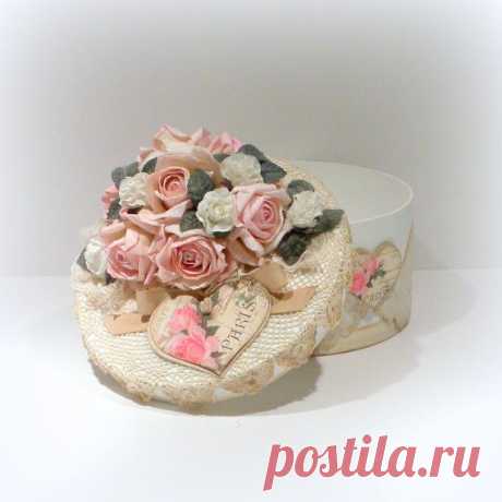 Shabby Chic Box Shabby Chic Decor Cottage от uniqueboxboutique