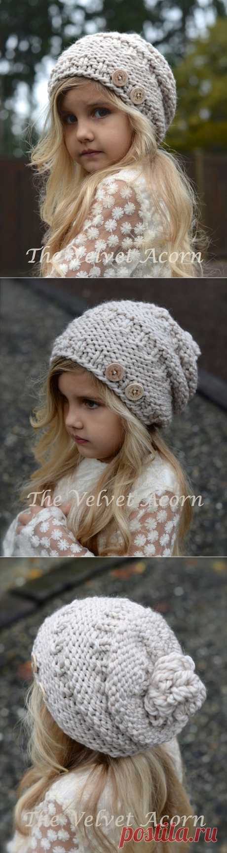 KNITTING PATTERN Barton Slouchy Toddler Child от Thevelvetacorn