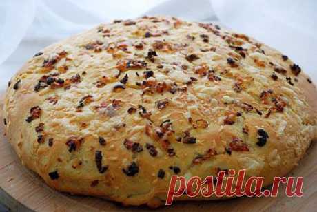 Хлеб с луком и сыром &amp;#8212; рецепт - Онлайн-меню - рецепты с фото