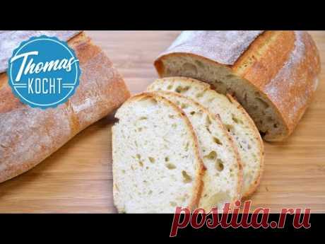 Brot ganz einfach Zuhause backen - wie vom Bäcker / Thomas kocht