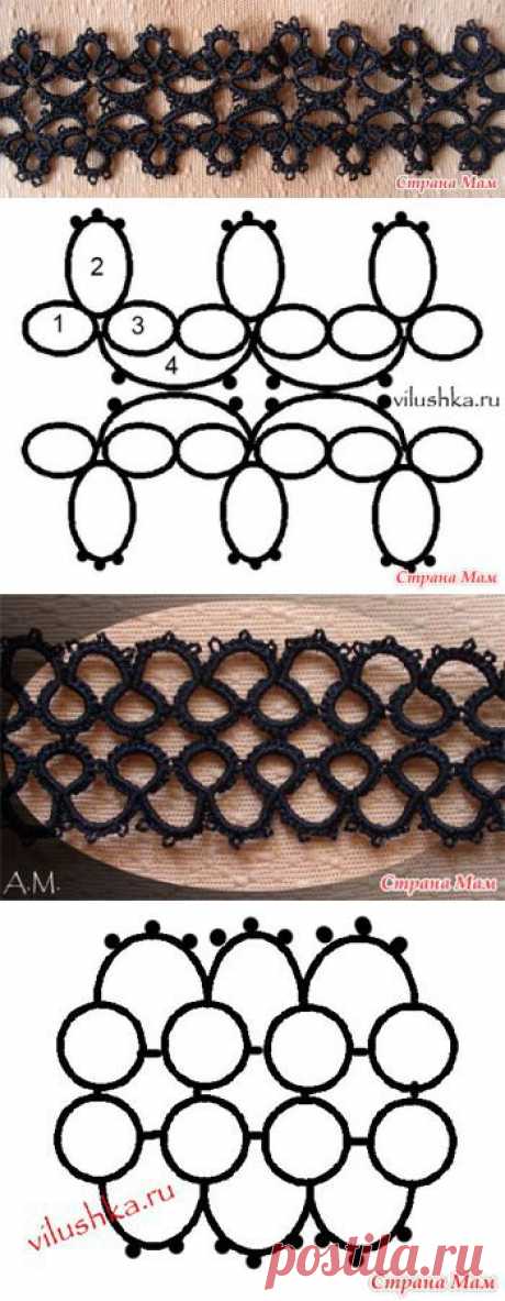 Мерное кружево фриволите - Фриволите - Страна Мам