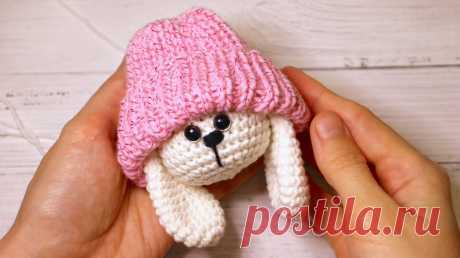 Зайчиков теперь оформляю только так. Розовая шапка спицами | SOVA Вязание Пульс Mail.ru Как я оформляю свои вязаные игрушки