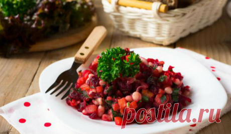 Рецепт винегрета. 7 классических очень вкусных рецептов с фасолью