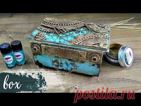 Mixed Media Box / Микс Медиа коробочка под старину