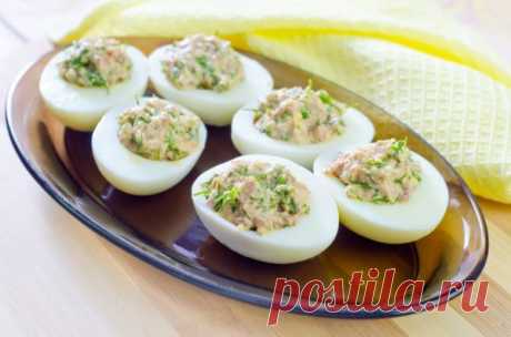 Фаршированные яйца по особому рецепту | быстрые рецепты | Яндекс Дзен