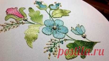 EMBROIDERY: WHITE WORK \ВЫШИВКА: БЕЛАЯ ВЫШИВКА - YouTube