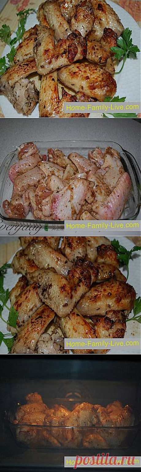 Кулинарные рецепты Хрустящие куриные крылышки &amp;raquo; Кулинарные рецепты