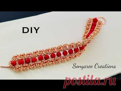 Stepping Stone Bracelet || How to make Beaded Bracelet