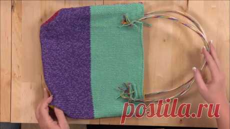 Make a Tote with Sturdy Straps, Fused Lining and Bright Colors - Craft Daily Video Subscription