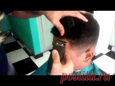 Corte masculino degradê