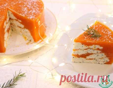 Полосатый десерт "Оранж" – кулинарный рецепт