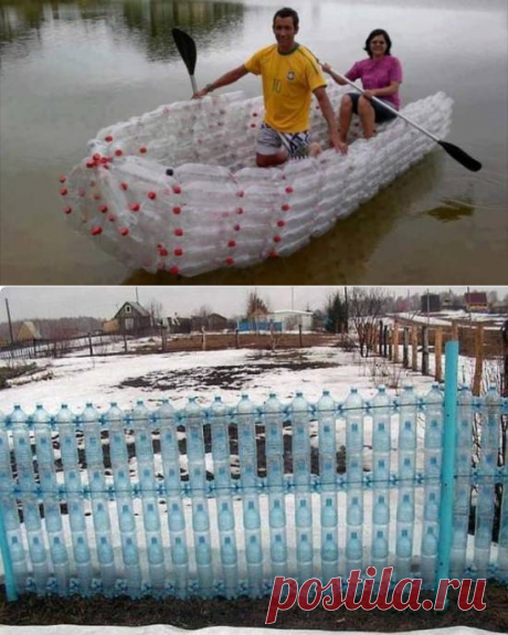 ➤ Поделки из пластиковых бутылок: дом, теплица, забор, мебель, цветы, абажур (65 фото) | ☛ Женский журнал