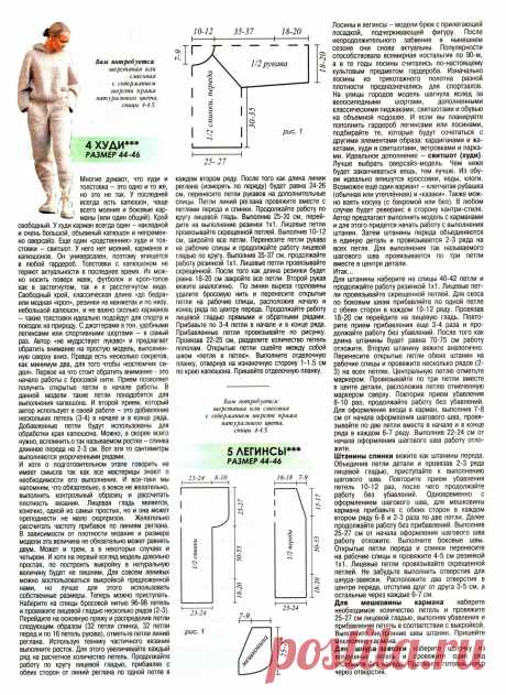Журнал Мод. Вязание №644 Лопапейсы, кардиганы, худи и вязаные тёплые штанята!