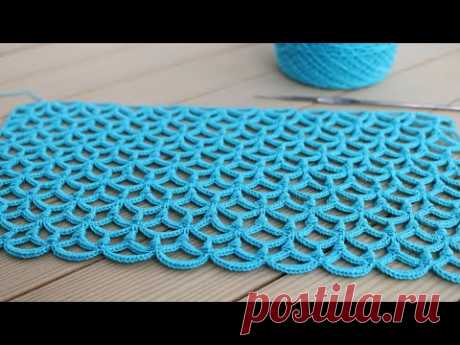Красивый УЗОР вязание крючком МАСТЕР-КЛАСС  Crochet Pattern