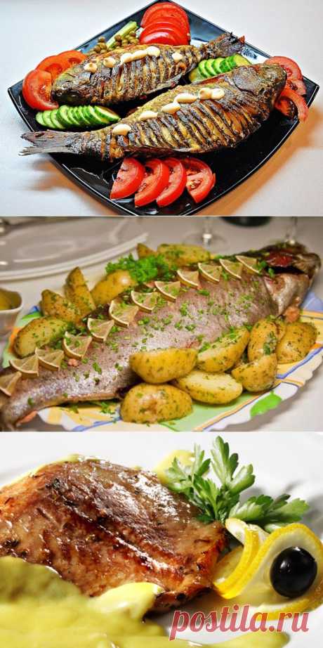 Запеченная рыба : Лучшие рецепты рыбы запеченной в духовке, фольге, с овощами