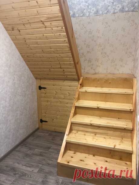 Очень простая и бюджетная межэтажная лестница, которая под силу каждому | Рабочая Молодежь | Пульс Mail.ru я постоянно делюсь своим опытом в строительстве и столярничестве,