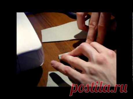 Шьем кожу - шов РАНТ. Sewing leather. Stitch seam. - YouTube