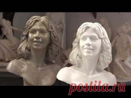 Sculpting a Portrait, making a mold and a cast