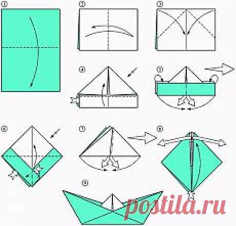 Как сделать бумажный кораблик