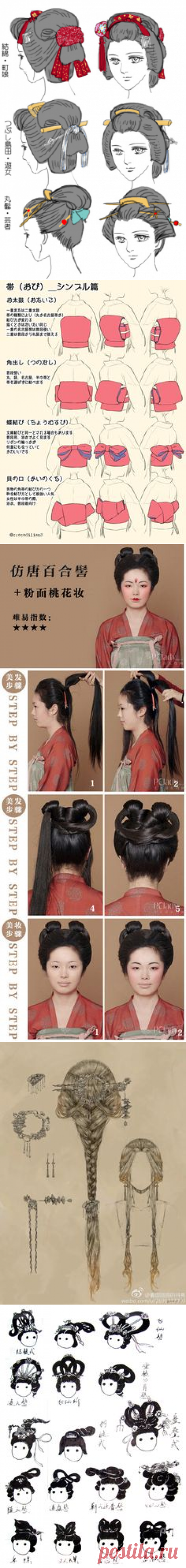 hair style during edo era in japan | Headpieces | Мультфильм, Дизайн и Манга