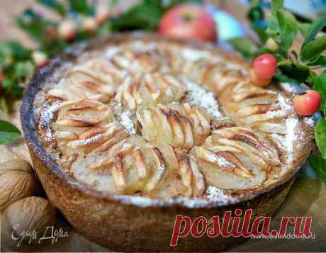 Орехово-яблочный пирог «Вкус осени» , пошаговый рецепт на 4863 ккал, фото, ингредиенты - vicky