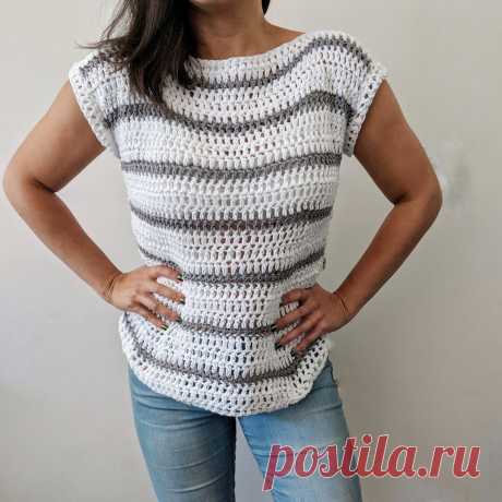 Picnic Cotton Tee | OTH Crochet Nook