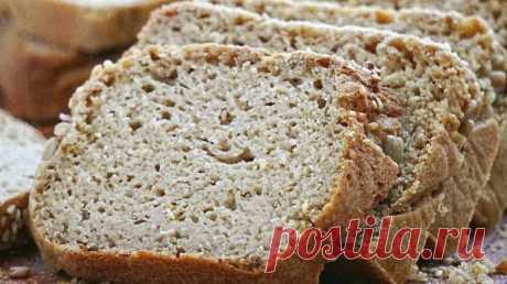 Безглютеновый хлеб - простой рецепт - без хлебопечки, без закваски Как испечь безглютеновый хлеб в домашних условиях без хлебопечки, без закваски. Простой рецепт домашнего хлеба, очень вкусного и полезного.Ингредиенты:  Первый этап (опара):   Дрожжи сухие быстродействующие - 10 г. (1 ч.л)  Сахар - 2 ст.л  Молоко (теплое) - 350 мл  Амарантовая мука - 50...