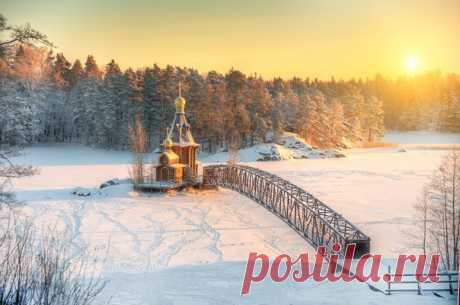 Храм Андрея Первозванного на Вуоксе. Автор фото — Эдуард Гордеев: