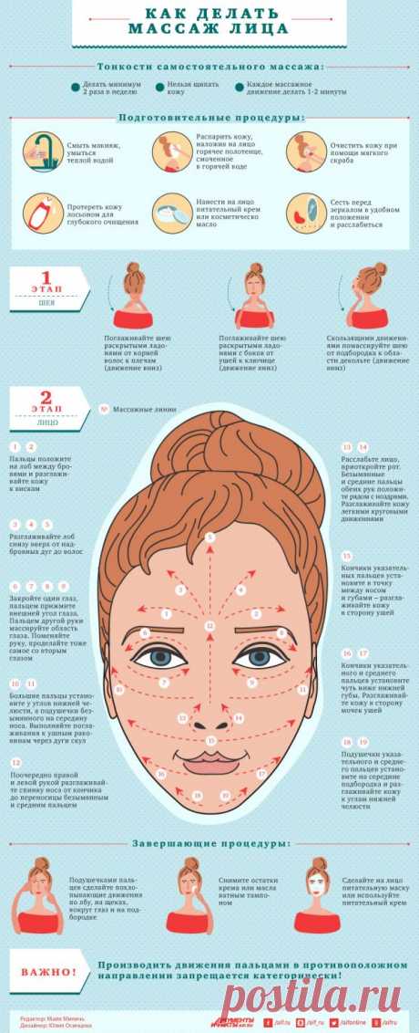 Как делать массаж лица? Пошаговая инструкция | Секреты красоты | Здоровье | Аргументы и Факты